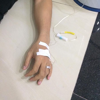 Truyền nước biển tại nhà ở Gò Vấp